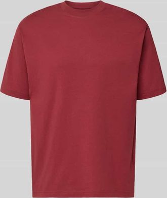 Mc Neal Regular Fit T-Shirt aus reiner Baumwolle in Rostrot, Gr&ouml;&szlig;e XXXL