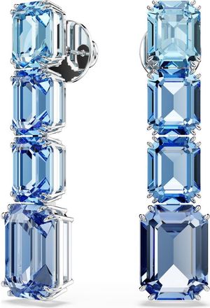 Swarovski Millenia Crystal Drop Earrings in Blue at Nordstrom