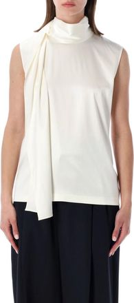 Bottega Veneta White Solid None Top