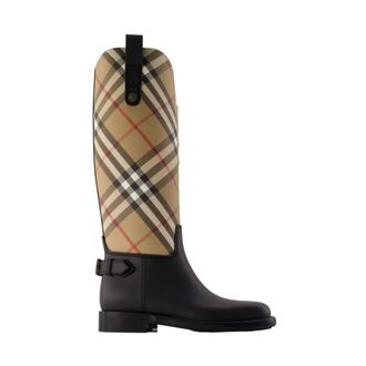 Burberry Botas de exterior Check Cavalier - Shoes - Mujer - Multicolor - 36 EU