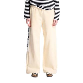 adidas Pantalones de ch&aacute;ndal de pernera ancha adi Signature NY - Sport - Mujer - Beige - XS