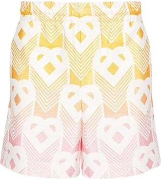 Casablanca Korte Broeken, Heren, Veelkleurig, L, Katoen, Gradient Short