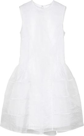 Cecilie Bahnsen Short Sleeveless Dress - Dames - Korte kleedjes - Wit - 3XS - Kleedjes