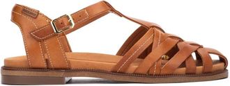 Pikolinos Navia Sandal - Dames - Sandalen - Bruin - 35 EU - Leer - Schoenen