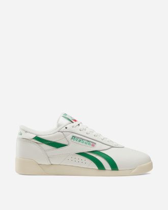 Reebok Women s Freestyle Low Sneakers Chalk / Glen Green / Paper White