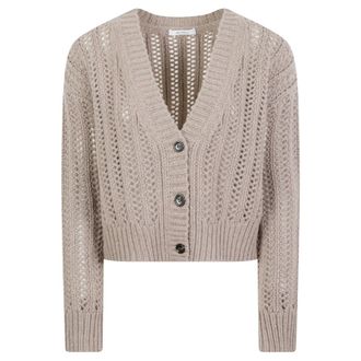 Max Mara Su&eacute;ter de cachemir - Knitwear - Mujer - Beige - M