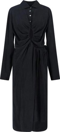 Maison Margiela Draped Midi Dress