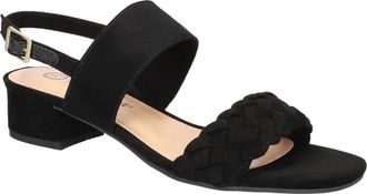Bella Vita Ellison Sandals Womens XW Black Square Toe Slingback Hawk2746