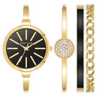 Anne Klein Womens Classic Black Dial Watch