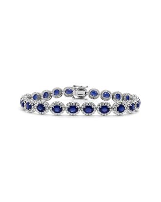 Sabrina Designs 14K 13.23 Ct. Tw. Diamond & Sapphire Stackable Bracelet