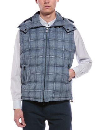 Isaia Wool & Cashmere-Blend Vest