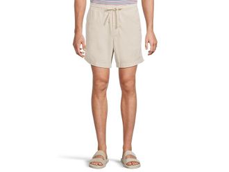 Vineyard Vines 7 Pull-On Surfside Shorts Mens Shorts White Beach : 2XL 7, Cotton/Elastane/Modal