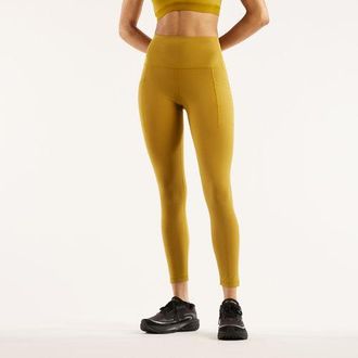 New Balance Donna RC Pocket Legging 25 in Marrone, Maglia di Poliestere, Taglia L