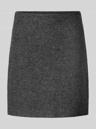 OPUS Minirock mit Rei&szlig;verschluss Modell Ravenna in Mittelgrau Melange, Gr&ouml;&szlig;e 36