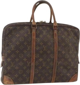 Louis Vuitton Pre-owned Handbags, female, Brown, Size: ONE SIZE Pre-owned Vintage Canvas Handbag