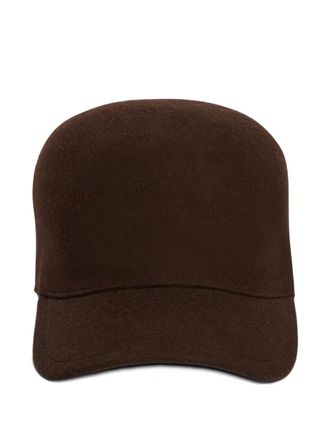 Jil Sander wool cap - Brown