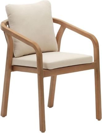 K Home Stapelbarer Premium Outdoor Stuhl Sacaleto mit Armlehnen, Beige