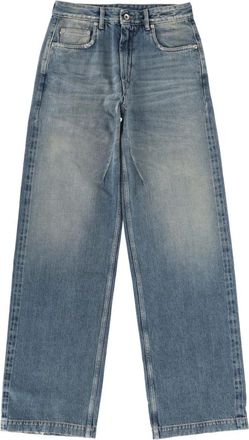 Rick Owens Geth Jeans - Dames - Loose Fit Jeans - Blauw - W27 - Katoen - Jeans