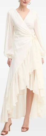 Marciano Elsa ruffled maxi dress - Neutrals