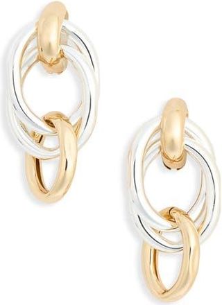 Nordstrom Rack Multi Ring Hoop Earrings in Gold- Silver at Nordstrom Rack