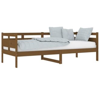 Berkfield Home Beautiful Day Bed Honey Brown Solid Wood Pine 80x200 cm