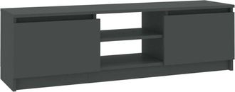 vidaXL TV Cabinet Grey 120x30x35.5 cm Engineered Wood vidaXL