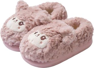 Generic womens slippers size 6, slipper boots, Fashionable Indoor Thick Plush Lady Slippers For Fall/Winter Warmth And Comfort Cute