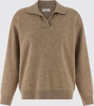 Brunello Cucinelli Polo Shirt BRUNELLO CUCINELLI Woman color Beige