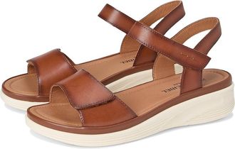 Josef Seibel Sevran 01 Womens Sandals Cognac : EU 40 (US Womens 9-9.5) M, Leather