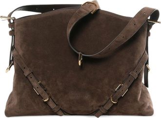 Givenchy Womens Voyou Medium Suede Bag