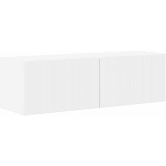 vidaXL TV Wall Cabinet White 98 x 31 x 29.5 cm Engineered Wood vidaXL
