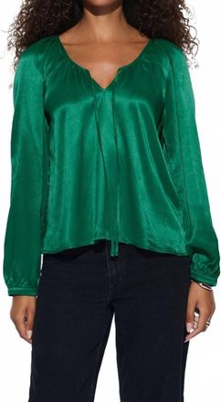 Nation Ltd Ellie Tie Front Top In Forest