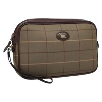 Burberry Pre-owned Vintage Canvas Clutch