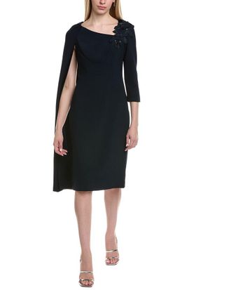 Teri Jon by Rickie Freeman Teri Jon By Rickie Freeman 3/4 Sleeve Midi Dress