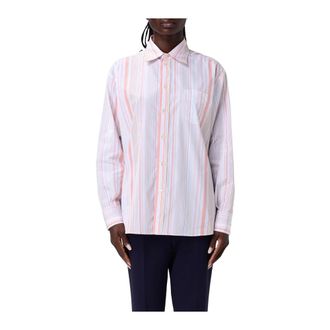 Etro Shirts, female, Multicolor, L, Striped Oversized Blouse