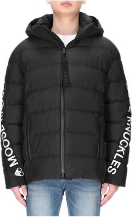Moose Knuckles Naufrage Puffer Jacket - Heren - Winterjassen - Zwart - XL - Leer - Jassen