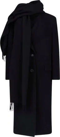 The Attico Cappotto Con Sciarpa