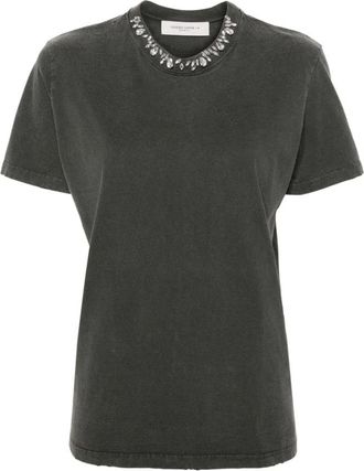 Golden Goose T-shirt with crystals