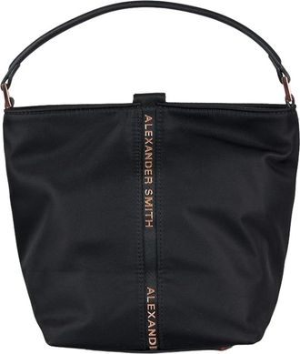 Alexander Smith Julie Small Bucket Bag - Dames - Handtassen - Zwart - ONE Size - Nylon - Tassen