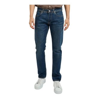 Liu Jo Jeans, Heren, Blauw, W32, Katoen, Slim-fit jeans