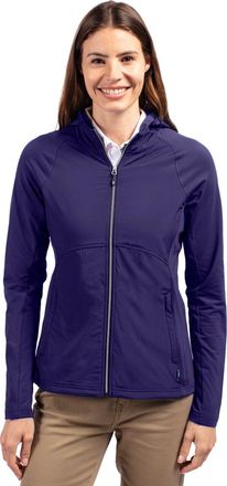 Cutter & Buck Adapt Eco Knit Hybrid Recycled Womens Full Zip Jacket