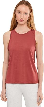 Smartwool Active Ultralite High Neck Tank Top Womens Clothing Burnt Sienna : MD, Lyocell/Nylon/Tencel