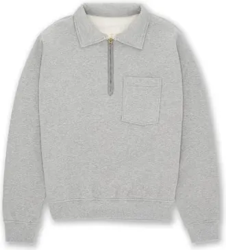 Fortela Woven Zip-Up Sweatshirt in Melange at Nordstrom, Size Xx-Large