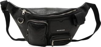 Balenciaga Black Leather Sling Bag (Pre-Owned)