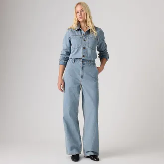 Levi's Heritage Jumpsuit - Womens - XS - Medium Wash / Broad City