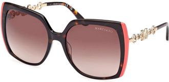 Guess GM00005 92W Womens Sunglasses Tortoiseshell Size 57