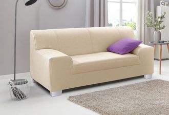 Domo Collection 2-Sitzer »Amando zeitlos und modern, komfortabel,« in vielen Bezugsvarianten, auch in Leder