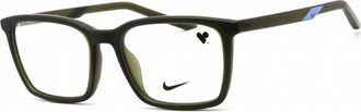 Nike Unisex Black Rectangular Eyeglass Frames NIKE7256