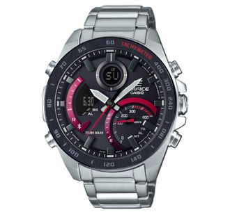 Casio Edifice Heren Zilveren Horloge ECB-900DB-1AER