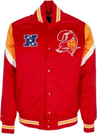 Mitchell & Ness NFL Heavyweight Bomberjack Tampa Bay Buccaneers - Heren - Bomber jackets - Rood - S - Polyester - Jassen